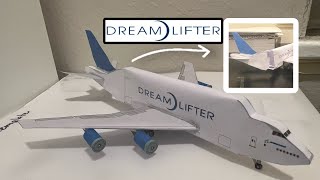 200 subs Papercraft Airigami B747 Dreamlifter