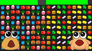 Pou 2D vs Pou 3D Food Swap | Pou Vlogs