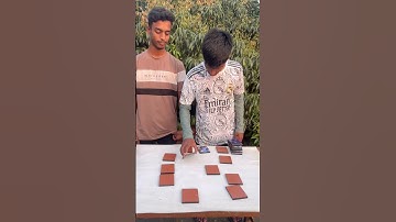 Two Friend playing amazing memory matching game. #funny #shorts #funwithbrotherz