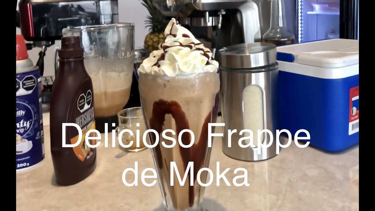 Como preparar, 1 Frappe de moka!! ✌🏼😉