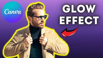 How to Make Images Glow in Canva | Glow Effect Tutorial in Canva 2025