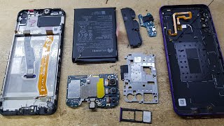 تعلم طريقة فتح وتشريح Huawei Y6p (2020) med lx9 Teardown