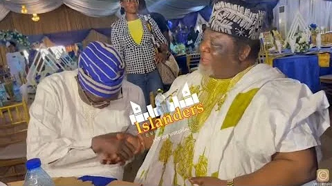 WOW! BABA LATIN SHOWS RESPECT TO CHIEF KANRAN AT ABBEY LANRE'S BIRTHDAY PARTY IN LAGOS