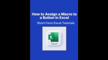 How to Assign a Macro to a Button in Excel | Automate Tasks with One Click! #macros #excel