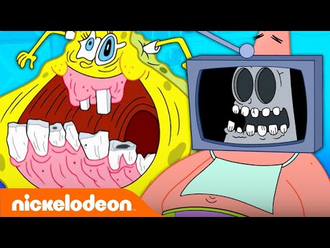 SpongeBob's Toothiest Moments 🦷 | Nickelodeon Cartoon Universe