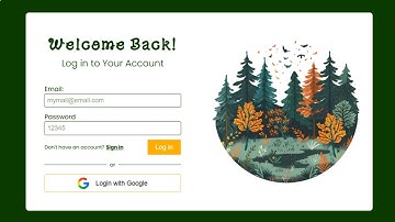 Create a Responsive Login Form with CSS Grid and Flexbox [ HTML & CSS Tutorial ]