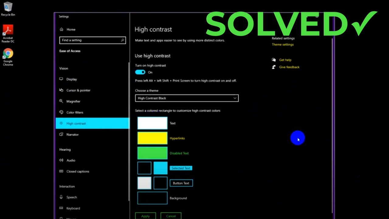 high-contrast-theme-in-windows-10-apteck-tutorials-youtube