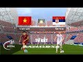 PES 19 PS2 Fantasy World Cup 2018 Vietnam Vs Serbia Tứ Kết 