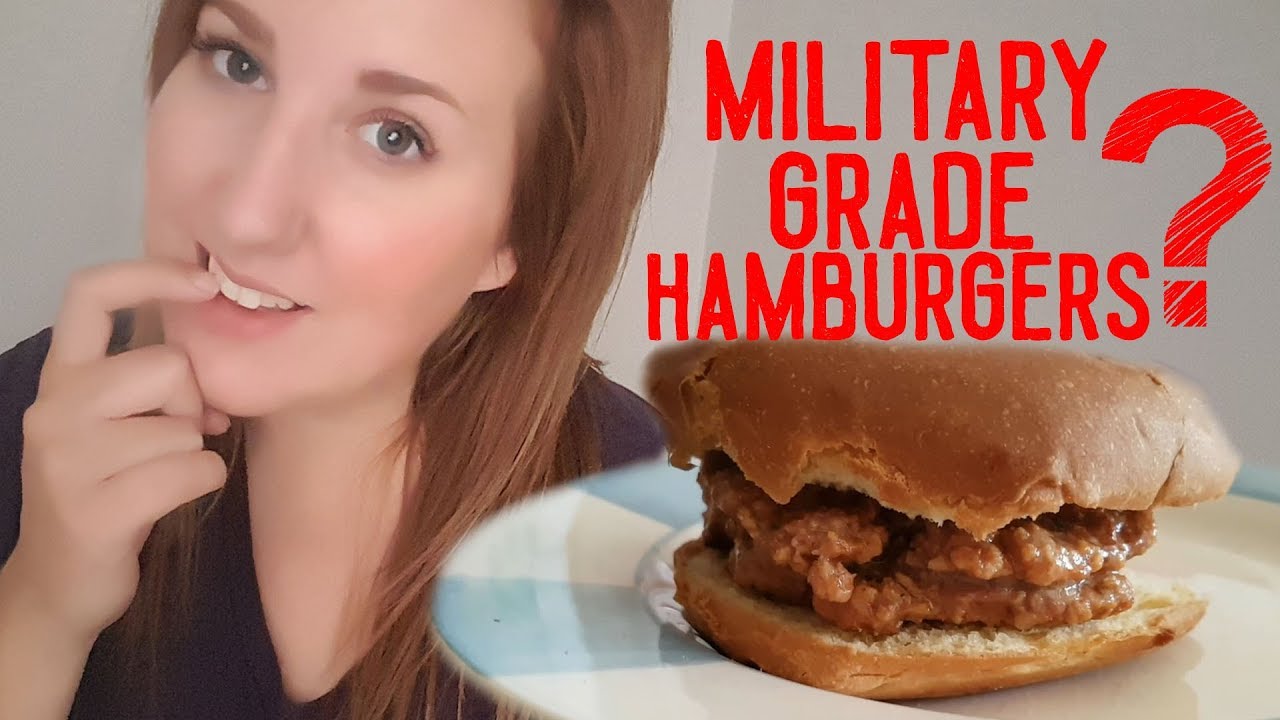 Military Grade Hamburgers? - Canadian Military Ration Unboxing ...