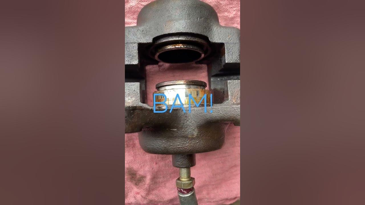 Frozen Brake Caliper trick YouTube