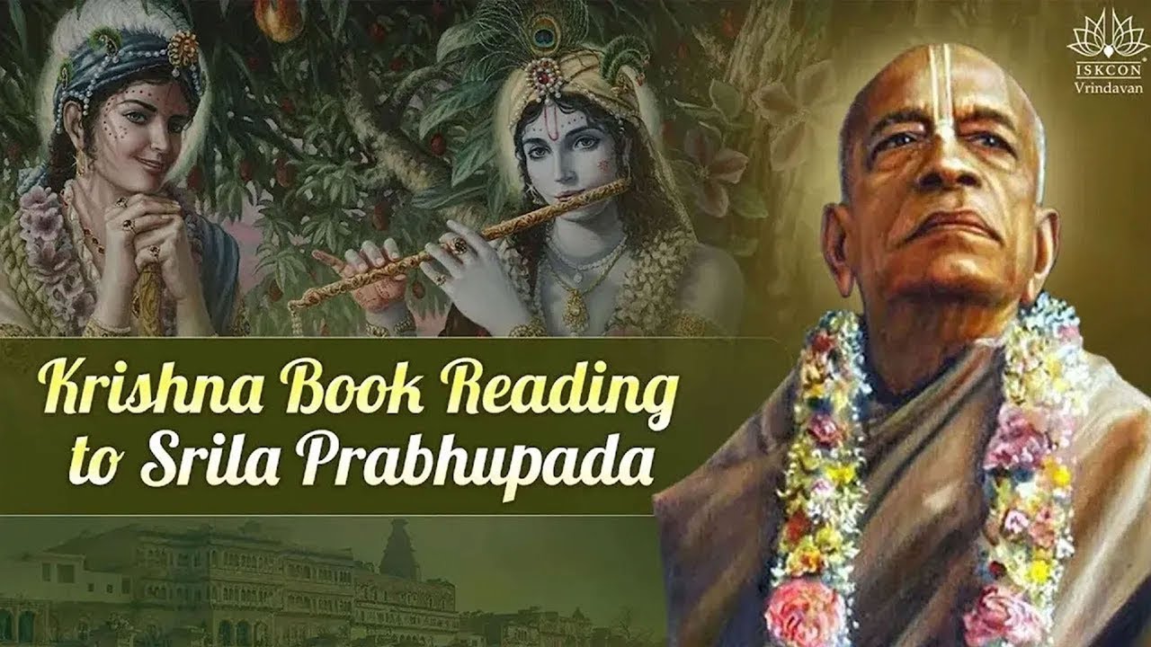 Reading krsna book to Srila Prabhupada in Vrindavan || 18-01-2026