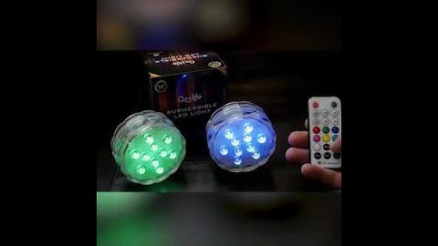 Submersible LED Pool Lights Remote Control