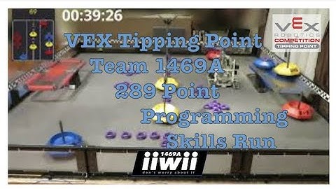 VEX Tipping Point 289 pt. Autonomous Skills - 1469A
