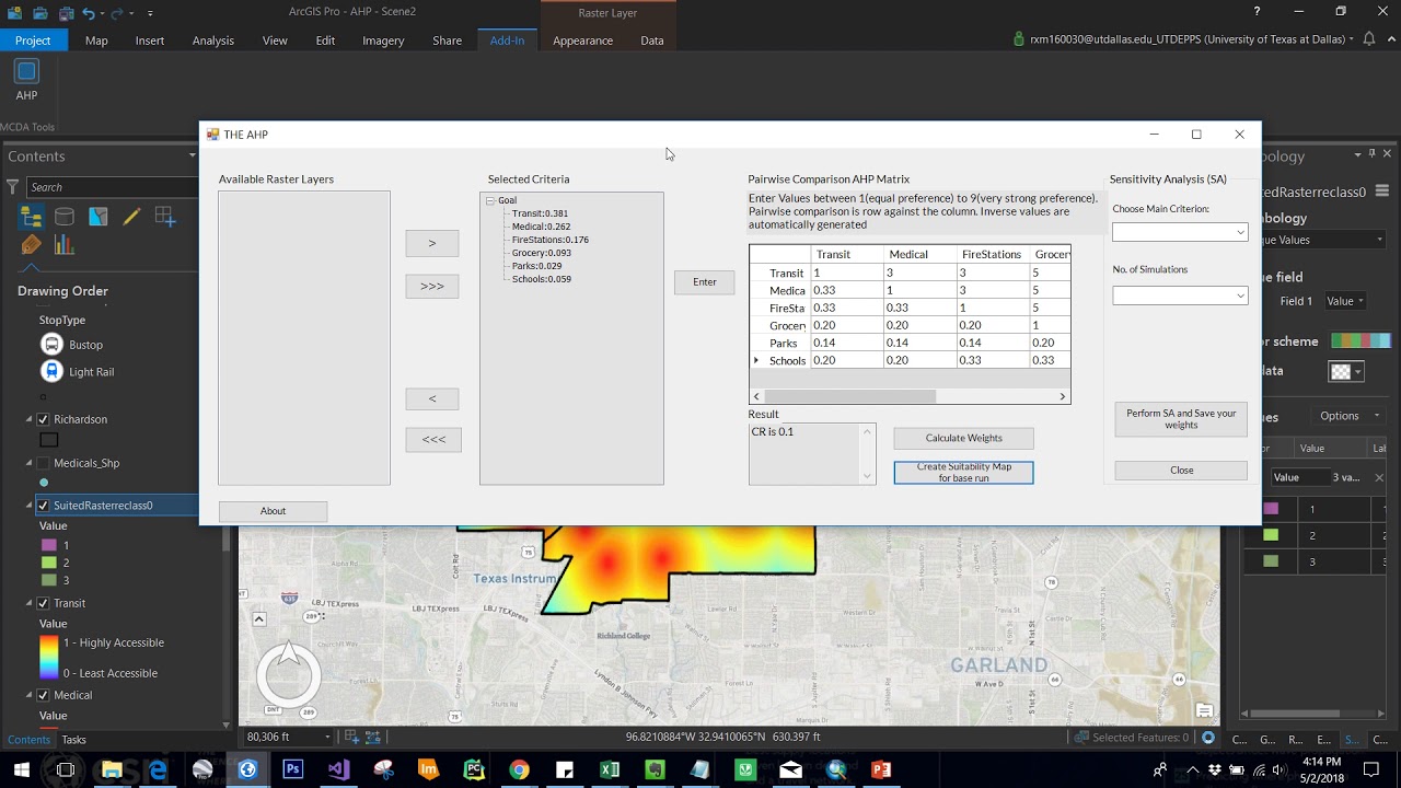 Mcda Map Example Automating Spatial MCDA for housing site selection based on ...