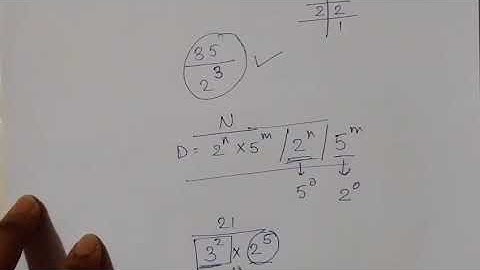 2022-23 | CLASS 10 | MATHS | CHAPTER 1 | REAL NUMBERS  | TERMINATING OR NON-TERMINATING FRACTION