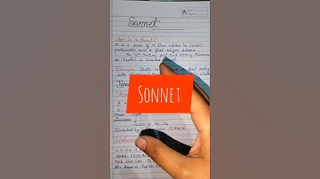 What is Sonnet? #viral #sonnet18 #shakespeare #short #english #ugcnet2023