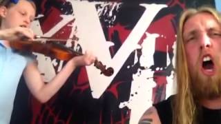Soft kitty warm kitty little ball of fur - violin plus metal