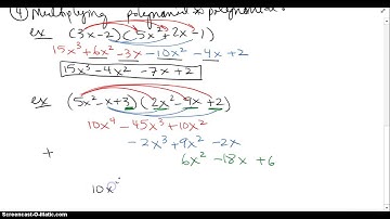 5.2 Multiplying Polynomials