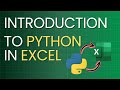 Introduction to Python in Excel