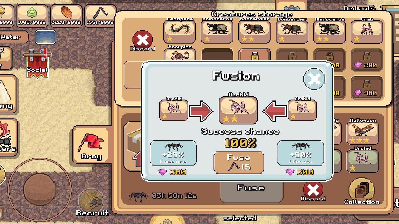 I got a 2 star Orchid Mantis! pocket ants ep.7 YouTube