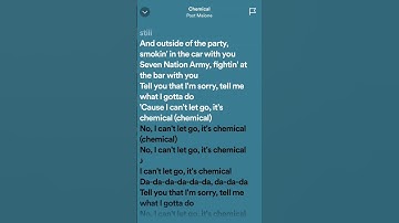 Thumbnail of Chemical - Post Malone 🔥 #chemical #postmalone #spotify #lyrics #tophits #trendingsong #trending