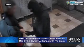 Caught On Video: Man Stripped Of His Jewelry At Gunpoint In Bronx Lobby