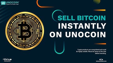The fastest way to Sell Bitcoin and Crypto!Use @Unocoin