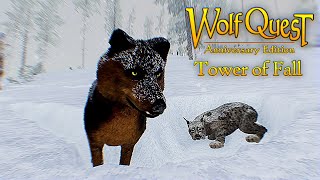 WolfQuest 3| TOWER OF FALL ACHIEVEMENT HUNTING |