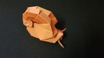 ORIGAMI - Hướng Dẫn Gấp Con Ốc Sên || How To Make Paper Snail