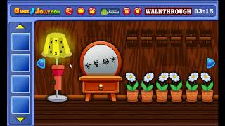 Snow Wooden House Escape Walkthrough - Games2Jolly screenshot 5