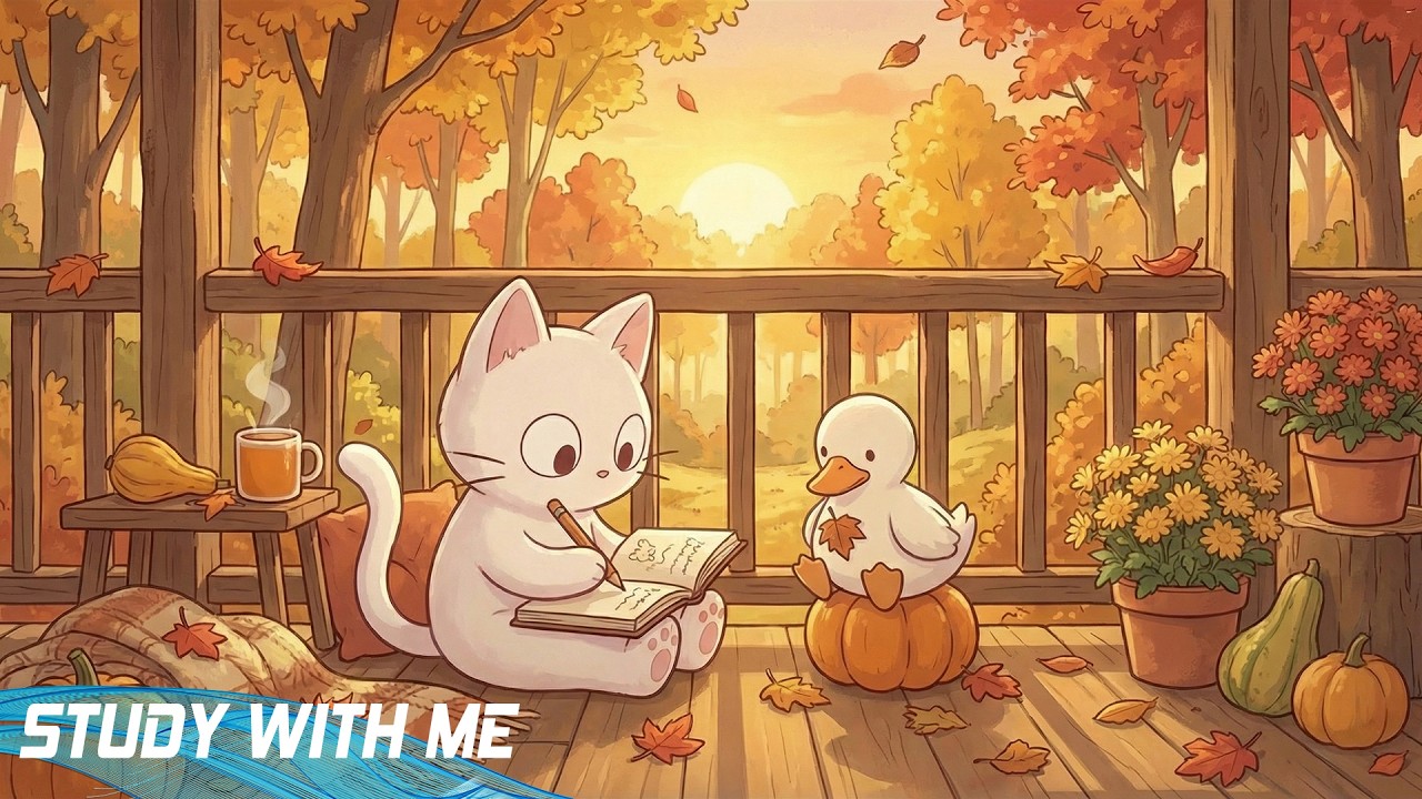 Piano Music for Study and Work 📖 Relax with My Cat - Beats to relax/study