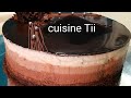 Entremet aux 3 mousses chocolat et son biscuit croustillant