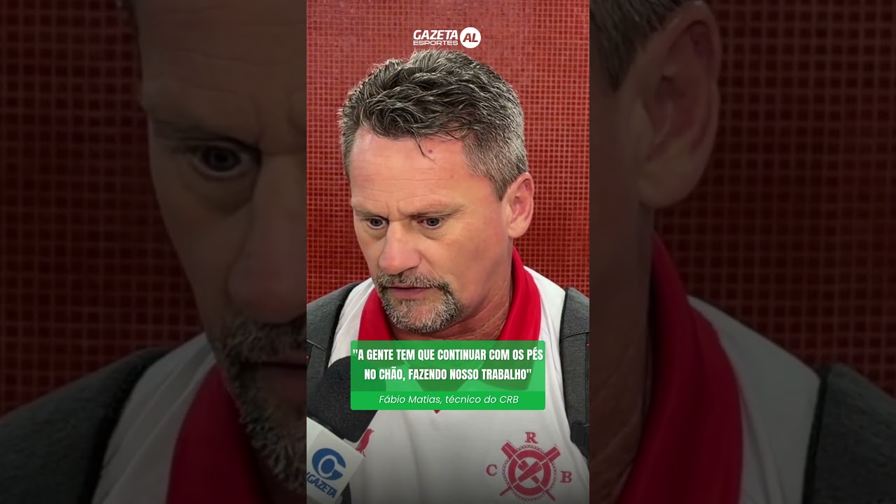 Fábio Matias celebra invencibilidade, mas freia euforia no CRB: "Pés no chão"