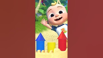 Learn to Build Rainbow Block Towers! #cocomelon #games #shorts