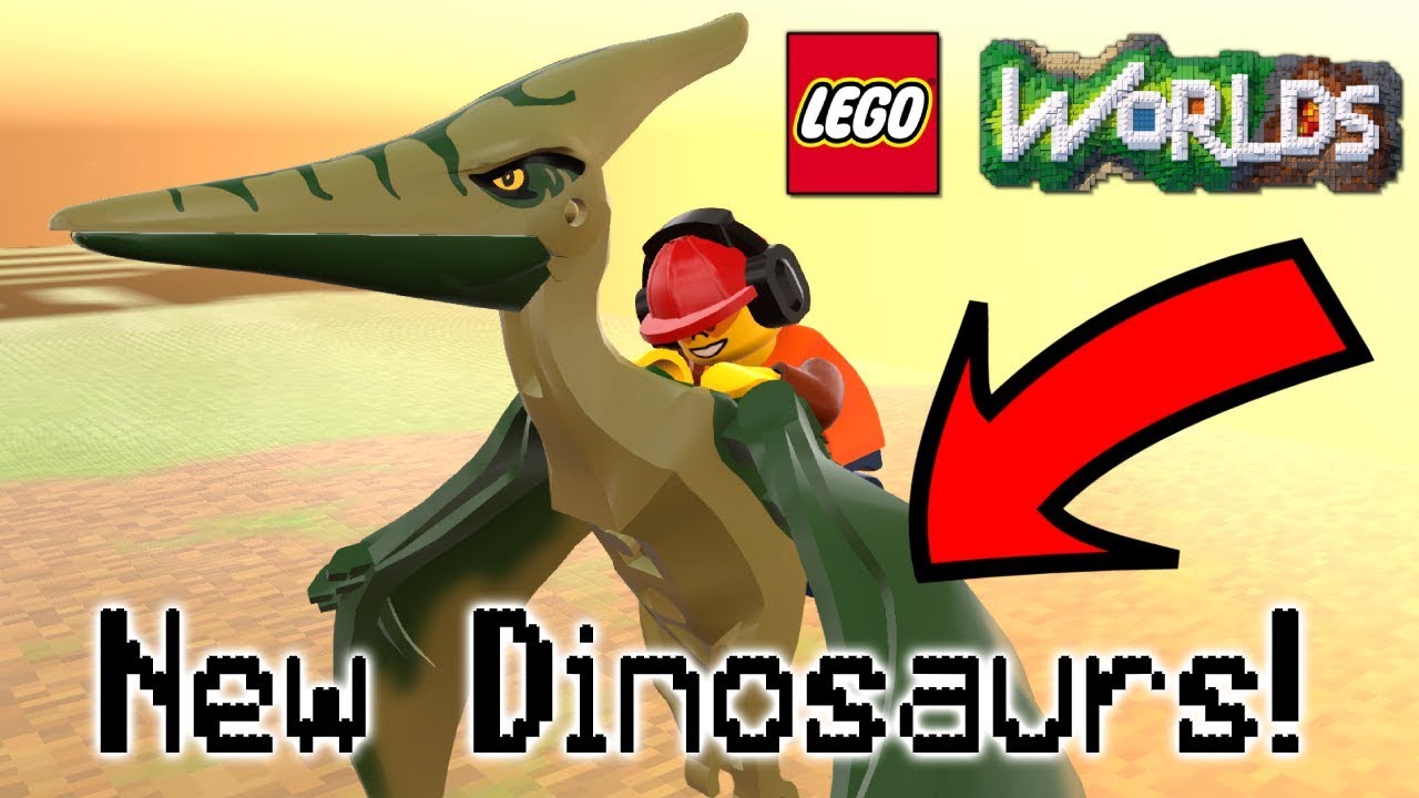lego worlds where to find dinosaurs