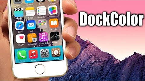 DockColor - iOS 8 Jailbreak Cydia Tweak