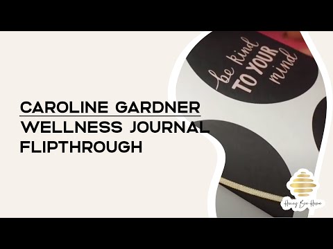 Caroline Gardner Wellness Journal Flipthrough