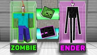 Minecraft NOOB vs PRO : HEAD EXCHANGE! ZOMBIE BECAME a ENDERMAN in Minecraft! Animation!