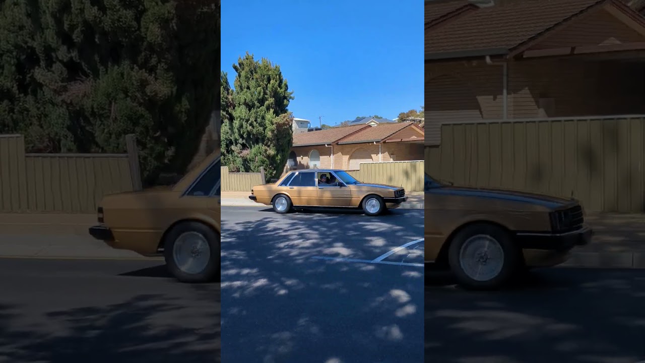 Vintage V8 Fords Cruising in Port Noarlunga | #ford #v8 #automobile