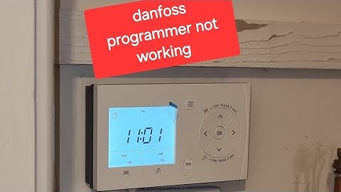 danfoss fp720 programmer no working??