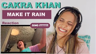 Cakra Khan - Make It Rain | REACTION!!