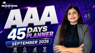 ACCA AAA 45 Days Planner | Strategy to pass