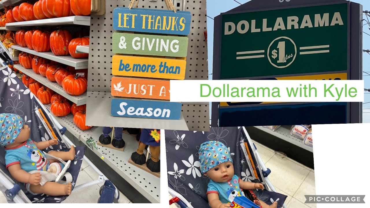 Dollarama with baby born Kyle YouTube