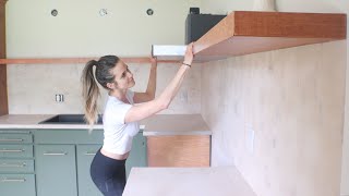 DIY Floating Shelves - SUPER STRONG + THIN