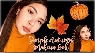 FOR BEGINNERS | EVERYDAY AUTUMN FALL MAKEUP LOOK USING MORPHE 350 PALETTE TUTORIAL (with voiceover)