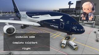 757 Spy Flight | iniBuilds A380 Complete Cold 'n Dark Flight