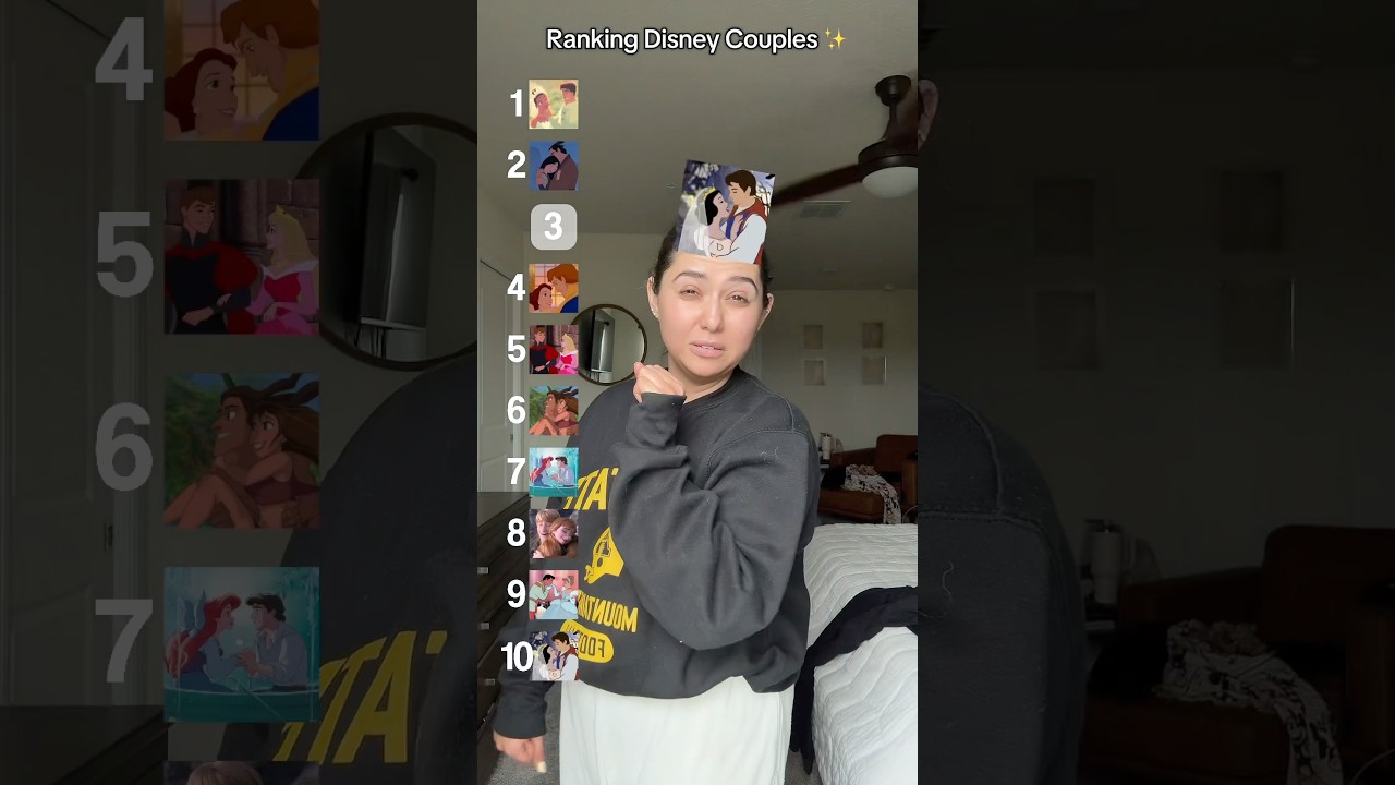 BLIND RANKING DISNEY COUPLES 