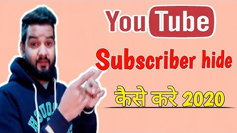 How To Hide Your Subscribers on Youtube 2020| Youtube Me Subscriber Kaise Hide Kare Mobile Se|
