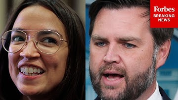 AOC Reacts To JD Vance Tying The Government Shutdown To Schumer Being Scared Of Her Politically