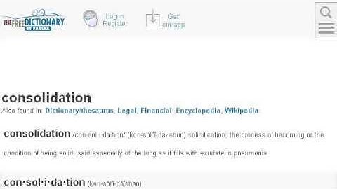 Principles Of Consolidation